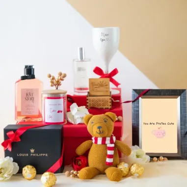 Make Your Own Valentine Gift Hamper For Husband Boyfriend