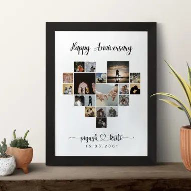 Anniversary Heart Photo Frame